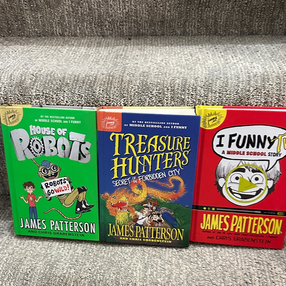 Set of Three James Patterson Books